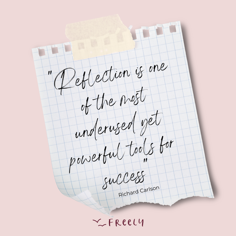 Reflection quote. Freely Homeschool Planner App