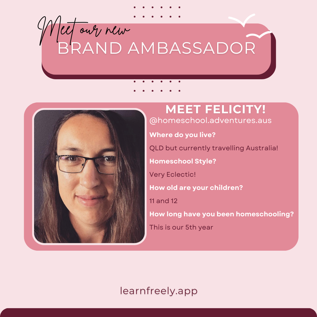 Felicity, the dedicated brand ambassador for Freely Homeschool Planner, shares her homeschooling journey and insights, inspiring the homeschooling community.
