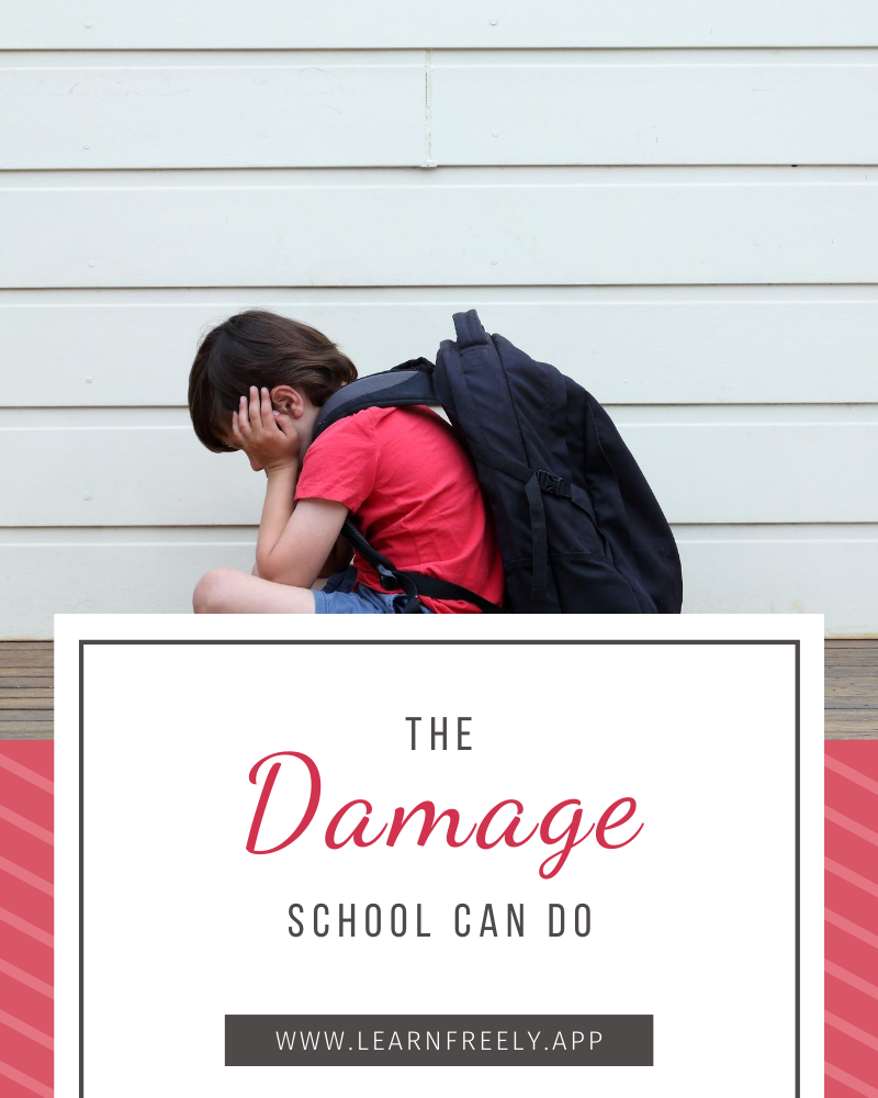 The Damage School Can Do. Freely Homeschool Planner App