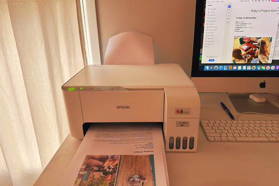 Printing printing a report from Screenshot of the Freely Learning Centre in Freely homeschool tracking app